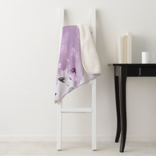 Butterfly Patroon 8 Sherpa Deken