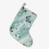 Butterfly Patroon 9 Kleine Kerstsok (Voorkant (Hangend))