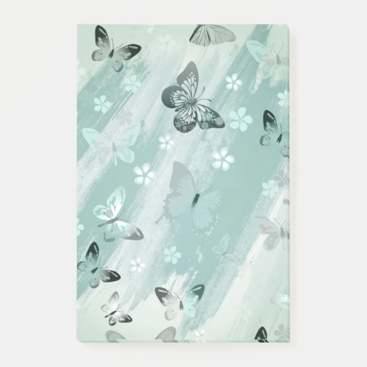 Butterfly Patroon 9 Post-it® Notes (Voorkant)