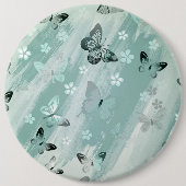 Butterfly Patroon 9 Ronde Button 6,0 Cm (Voorkant)