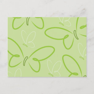 Butterfly-patroon Briefkaart