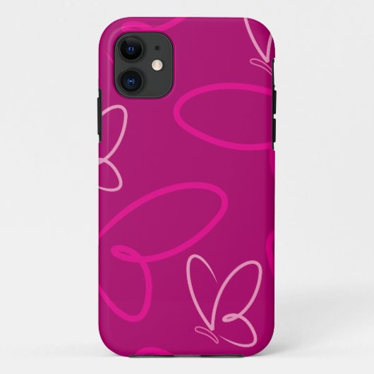 Butterfly-patroon Case-Mate iPhone Case (Achterkant)