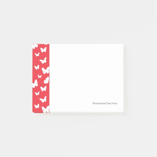 Butterfly-patroon Post-it® Notes (Voorkant)