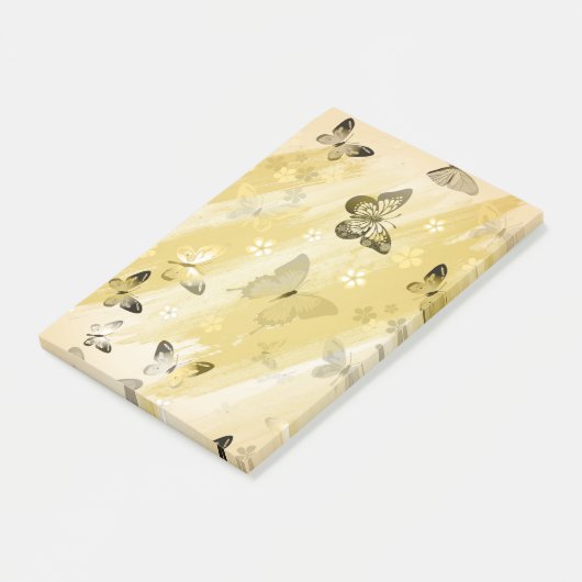 Butterfly Pattern 10 Post-it® Notes (Schuin)