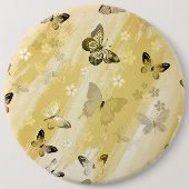 Butterfly Pattern 10 Ronde Button 6,0 Cm (Voorkant)