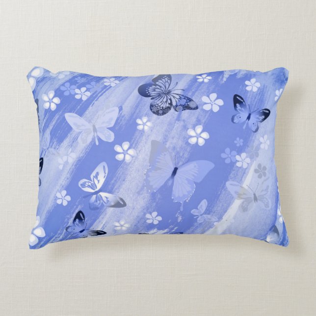 Butterfly Pattern 13 Accent Kussen (Voorkant)