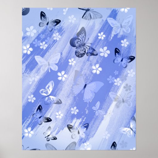 Butterfly Pattern 13 Poster (Voorkant)