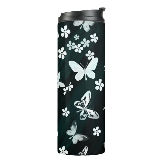 Butterfly Pattern 14 Thermosbeker (Gedraaid links)