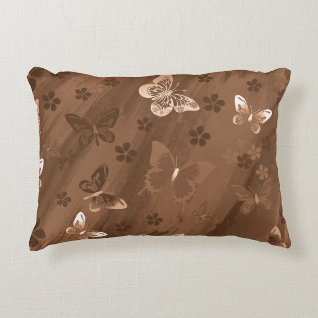 Butterfly Pattern 15 Accent Kussen (Voorkant)