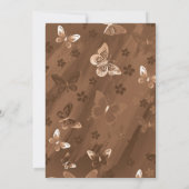 Butterfly Pattern 15 Bedankkaart (Achterkant)