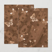 Butterfly Pattern 15 Briefkaart (Voorkant / Achterkant)