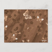 Butterfly Pattern 15 Briefkaart (Achterkant)