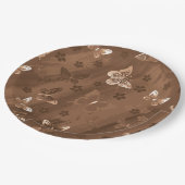 Butterfly Pattern 15 Papieren Bordje (Gekanteld)