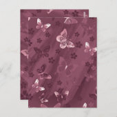 Butterfly Pattern 16 Briefkaart (Voorkant / Achterkant)