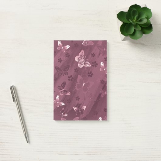 Butterfly Pattern 16 Post-it® Notes (Kantoor)