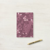 Butterfly Pattern 16 Post-it® Notes (Op bureau)