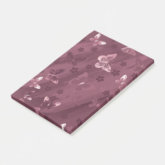 Butterfly Pattern 16 Post-it® Notes (Schuin)