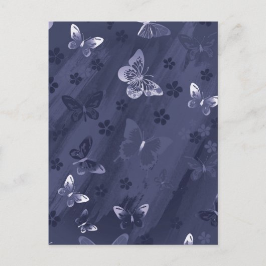 Butterfly Pattern 17 Feestdagenkaart (Voorkant)