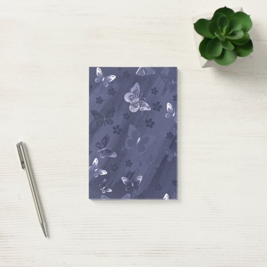 Butterfly Pattern 17 Post-it® Notes (Kantoor)