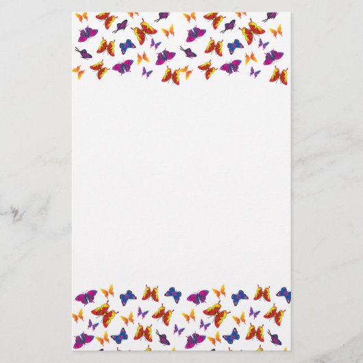 Butterfly Pattern Briefpapier (Voorkant)