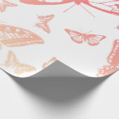 Butterfly Pattern Cadeaupapier (Hoek)