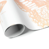 Butterfly Pattern Cadeaupapier (Rol Hoek)