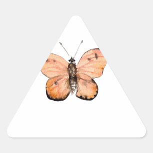 Butterfly Pattern Driehoek Sticker