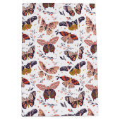 Butterfly Pattern Gift Bag Medium Cadeauzakje (Voorkant)