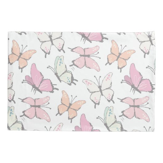 Butterfly Pattern Kussensloop (Achterkant)