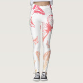 Butterfly Pattern Leggings (Voorkant)