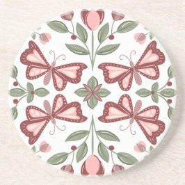 Butterfly Pattern Onderzetter met de hand getekend
