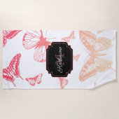 Butterfly Pattern Strandlaken (Voorkant)