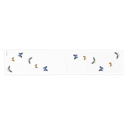 Butterfly Pattern Table Runner Korte Tafelloper (Horizontaal)