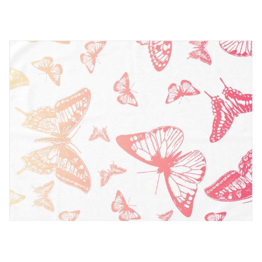 Butterfly Pattern Tafelkleed (Voorkant (Horizontaal))
