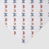 Butterfly Pattern Tissuepapier (Detail)