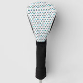 Butterfly Pattern (White) Golfheadcover (Voorkant)