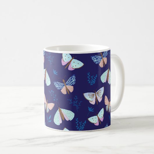 Butterfly Patterned Mok (Voorkant rechts)