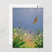 Butterfly Peace Briefkaart (Voorkant / Achterkant)