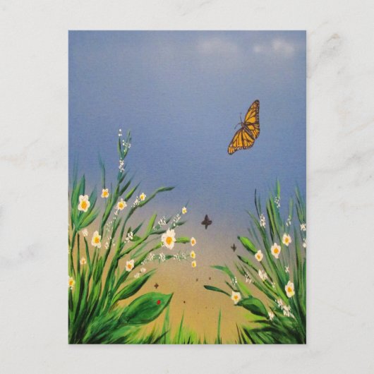 Butterfly Peace Briefkaart (Voorkant)