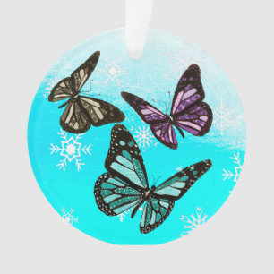 Butterfly Personal Message Kerstmis Ornament