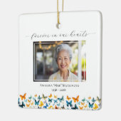 Butterfly Personalized Square Ornament - 2 foto's (Links)