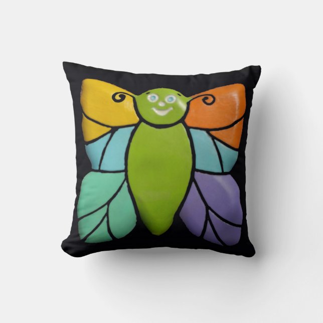 Butterfly Pillow Kussen (Voorkant)