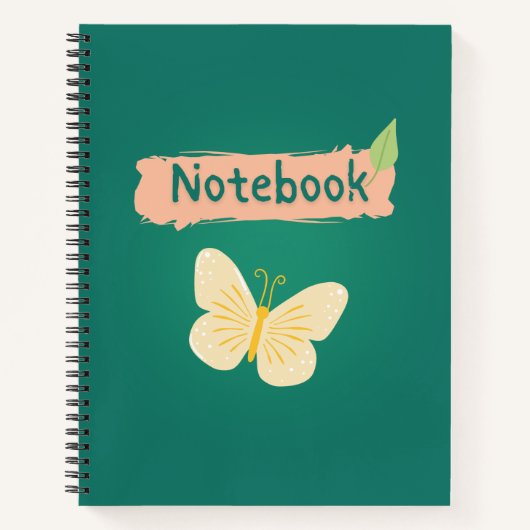 Butterfly Planner Notebook - Custom Gift for Her Notitieboek (Voorkant)