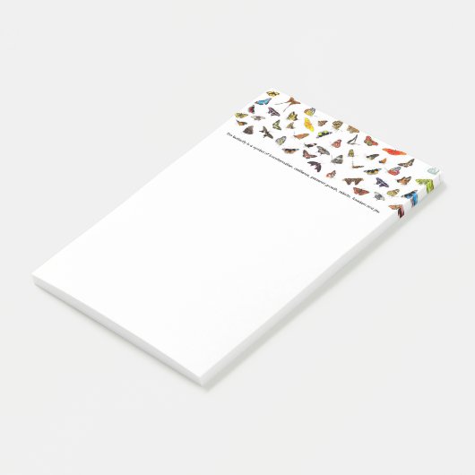 Butterfly Post-it® Notes (Schuin)