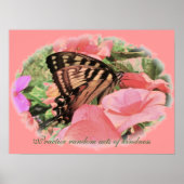 Butterfly Practice random acts of kindness Poster (Voorkant)