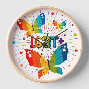 Butterfly Pride Love is liefde voor LGBT-bewustzij