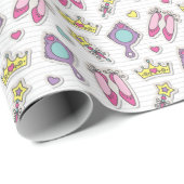 butterfly princess cadeaupapier (Rol Hoek)