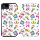butterfly princess incipio iPhone portemonnee hoesje (Agenda Open)