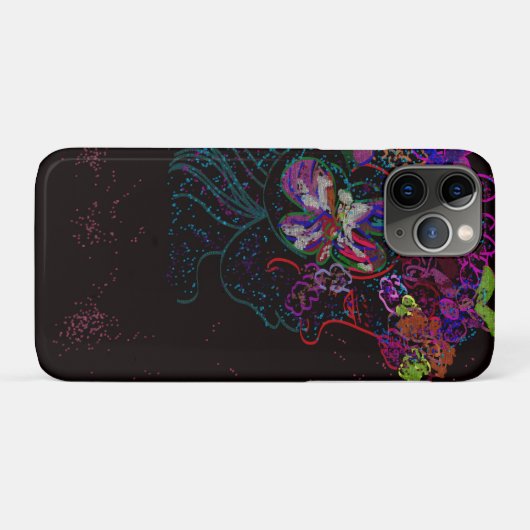 Butterfly Princess IPhone Case (Achterkant (horizontaal))