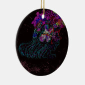 Butterfly Princess Keramisch Ornament (Rechts)